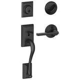 Schlage Residential F60 - Addison Sectional Single Cylinder Keyed Entry Handleset with Latitude Lever
