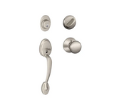 Schlage Plymouth Sectional Single Cylinder Keyed Entry Handleset with Plymouth Knob