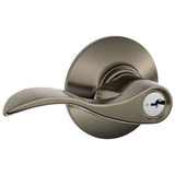 Schlage Residential F80 - Storeroom Lock - Accent Lever, Keyway with 16211 Latch and 10063 Strike
