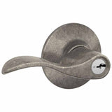 Schlage Residential F80 - Storeroom Lock - Accent Lever, Keyway with 16211 Latch and 10063 Strike