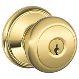 Schlage Residential F80 - Storeroom Lock - C Keyway with 16211 Latch and 10063 Strike - Alden Rose