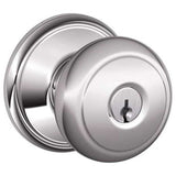 Schlage Residential F80 - Storeroom Lock - C Keyway with 16211 Latch and 10063 Strike - Alden Rose