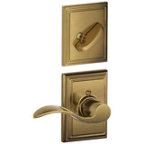 Schlage Residential F94 - Accent Lever One-Sided Dummy Interior Pack - Exterior Handleset Sold Separately
