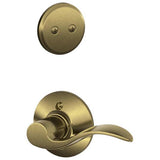 Schlage Residential F94 - Accent Lever One-Sided Dummy Interior Pack - Exterior Handleset Sold Separately
