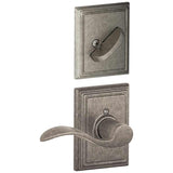 Schlage Residential F94 - Accent Lever One-Sided Dummy Interior Pack - Exterior Handleset Sold Separately