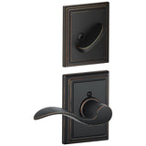 Schlage Residential F94 - Accent Lever One-Sided Dummy Interior Pack - Exterior Handleset Sold Separately