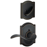 Schlage Residential F94 - Accent Lever One-Sided Dummy Interior Pack - Exterior Handleset Sold Separately