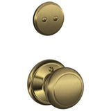 Schlage Residential F94 - Andover Knob One-Sided Dummy Interior Pack - Exterior Handleset Sold Separately