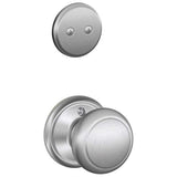 Schlage Residential F94 - Andover Knob One-Sided Dummy Interior Pack - Exterior Handleset Sold Separately