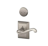 Schlage Flair Right Handed One-Sided Dummy Interior Pack with Addison Trim - Exterior Handleset Sold Separately