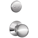 Schlage Residential F94 - Orbit Knob One-Sided Dummy Interior Pack - Exterior Handleset Sold Separately