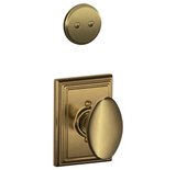 Schlage Siena One-Sided Dummy Interior Pack with Addison Trim - Exterior Handleset Sold Separately