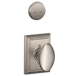 Schlage Siena One-Sided Dummy Interior Pack with Addison Trim - Exterior Handleset Sold Separately