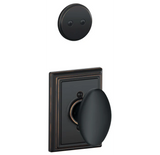 Schlage Siena One-Sided Dummy Interior Pack with Addison Trim - Exterior Handleset Sold Separately