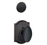 Schlage Siena One-Sided Dummy Interior Pack with Camelot Trim - Exterior Handleset Sold Separately