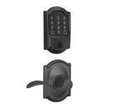 Schlage Encode WiFi Enabled Electronic Keypad Deadbolt and Accent Lever Set with Camelot Trim