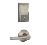 Schlage Encode WiFi Enabled Electronic Keypad Deadbolt with Century Trim and Broadway Lever Set