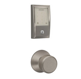 Schlage Encode WiFi Enabled Electronic Keypad Deadbolt with Century Trim and Bowery Knob Set