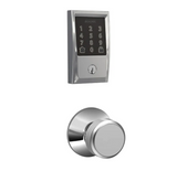 Schlage Encode WiFi Enabled Electronic Keypad Deadbolt with Century Trim and Bowery Knob Set