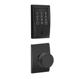 Schlage Encode WiFi Enabled Electronic Keypad Deadbolt and Bowery Knob Set with Century Trim