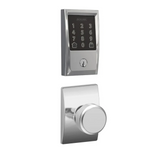 Schlage Encode WiFi Enabled Electronic Keypad Deadbolt and Bowery Knob Set with Century Trim
