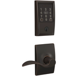 Schlage Encode Plus Century Electronic Keyless Entry Deadbolt Combo Pack with Accent Interior Lever and Decorative Century Trim