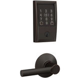 Schlage Encode Plus Century Electronic Keyless Entry Deadbolt Combo Pack with Broadway Interior Lever and Decorative Plymouth Trim