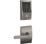 Schlage Encode Plus Century Electronic Keyless Entry Deadbolt Combo Pack with Broadway Interior Lever and Decorative Century Trim