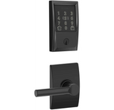 Schlage Encode Plus Century Electronic Keyless Entry Deadbolt Combo Pack with Broadway Interior Lever and Decorative Century Trim