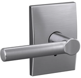 Schlage Custom Broadway Non-Turning Two-Sided Dummy Door Lever Set with Century Trim