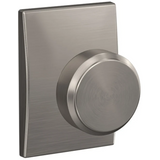 Schlage Residential FC21 - Bowery Knob Passage and Privacy Latch - Grade 2 Cylindrical with Century Rose
