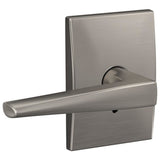 Schlage Residential FC21 - Eller Lever Passage and Privacy Latch - Grade 2 Cylindrical Non-Keyed Lock