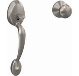 Schlage Custom Kinsler Lower Handleset for Schlage Deadbolts with Interior Plymouth Lever and Plymouth Rose