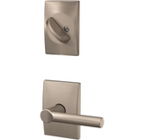 Schlage Custom Broadway Single Cylinder Sectional Interior Pack with Century Rose - Exterior Handleset Sold Separately