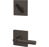 Schlage Custom Broadway Single Cylinder Sectional Interior Pack with Collins Rose - Exterior Handleset Sold Separately