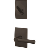Schlage Custom Broadway Single Cylinder Sectional Interior Pack with Century Rose - Exterior Handleset Sold Separately