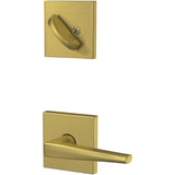 Schlage Residential FC59 - Custom Eller Lever Single Cylinder Sectional Interior Pack - Collins RoseSelected Rose Design is Collins Rose