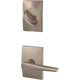 Schlage Residential FC59 - Custom Eller Lever Single Cylinder Sectional Interior Pack - Century Rose