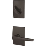 Schlage Residential FC59 - Custom Eller Lever Single Cylinder Sectional Interior Pack - Century Rose