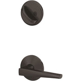 Schlage Residential FC59 - Custom Eller Lever Single Cylinder Sectional Interior Pack - Kinsler Rose