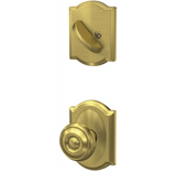 Schlage Custom Georgian Single Cylinder Sectional Interior Pack with Camelot Rose - Exterior Handleset Sold Separately