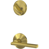 Schlage Residential FC59 - Custom Latitude Lever Single Cylinder Sectional Interior Pack - Kinsler Rose