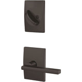 Schlage Residential FC59 - Custom Latitude Lever Single Cylinder Sectional Interior Pack - Century Rose