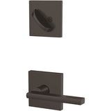Schlage Residential FC59 - Custom Latitude Lever Single Cylinder Sectional Interior Pack - Collins Rose
