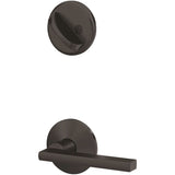 Schlage Residential FC59 - Custom Latitude Lever Single Cylinder Sectional Interior Pack - Kinsler Rose