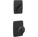 Schlage Custom Single Cylinder Keyed Entry Interior Only Pack with Plymouth Lever and Greene Trim