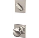 Schlage Custom Plymouth Single Cylinder Sectional Interior Pack with Collins Rose - Exterior Handleset Sold Separately