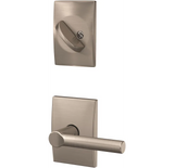 Schlage Custom Broadway One-Sided Dummy Interior Pack with Century Trim - Exterior Handleset Sold Separately