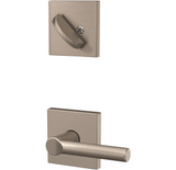 Schlage Custom Broadway One-Sided Dummy Interior Pack with Collins Trim - Exterior Handleset Sold Separately
