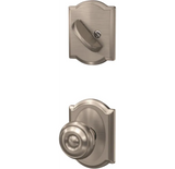 Schlage Custom Georgian One-Sided Dummy Interior Pack with Camelot Trim - Exterior Handleset Sold Separately
